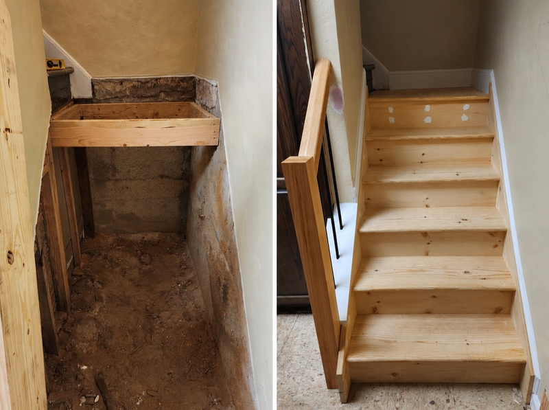 Custom Wood Staircase Installation