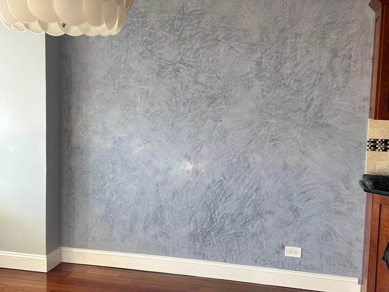 Custom Venetian Plaster Feature Wall
