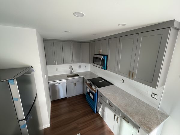 Modern Gray Kitchen Remodel